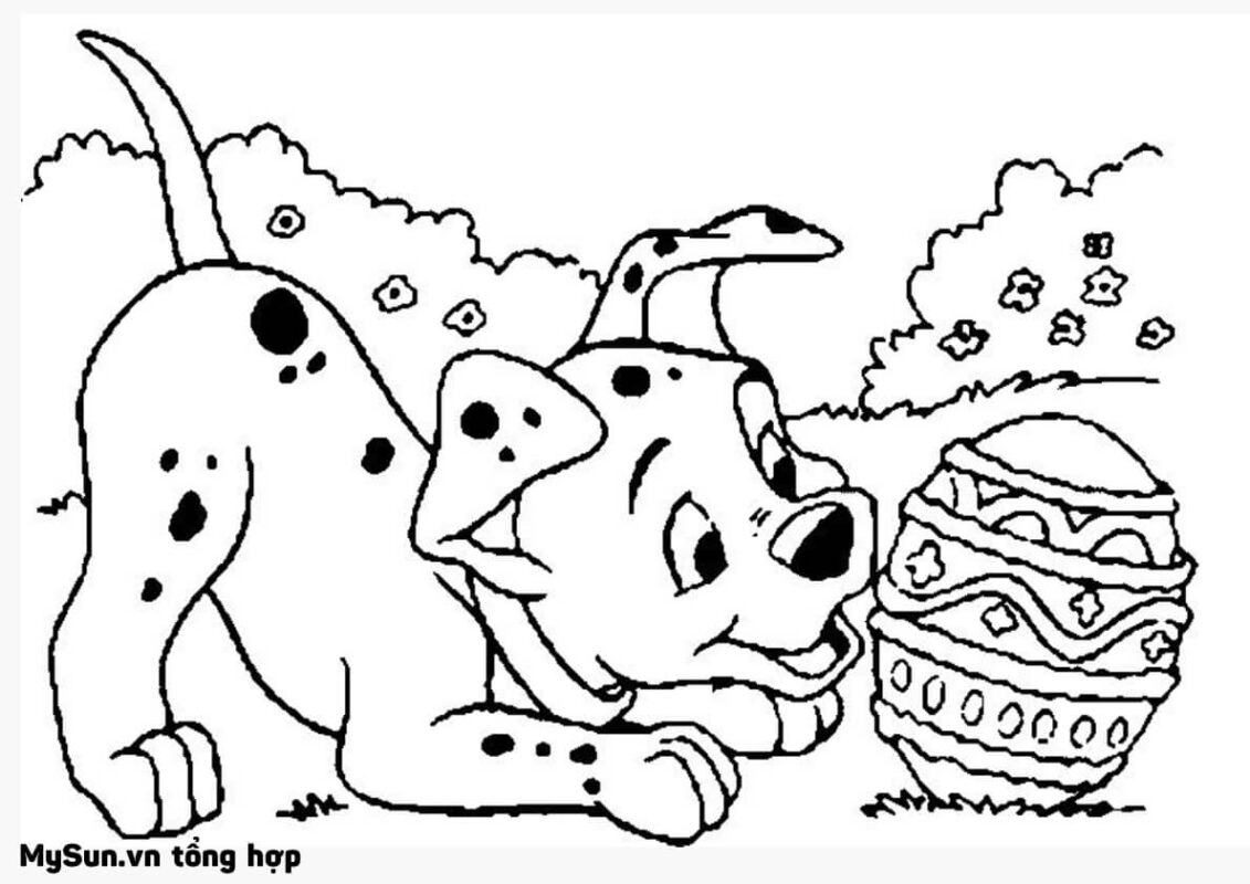 Cách Bé Tập Vẽ Hình, Tô Màu Tranh Con Chó Cute, Đáng Yêu Đơn Giản Nhất