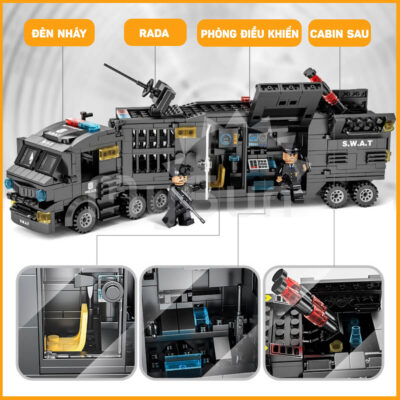 Lego SWAt Truck car Police Vietnam minifigures Hanoi
