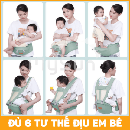 Điệu địu trẻ em bé sơ sinh 4 tư thế