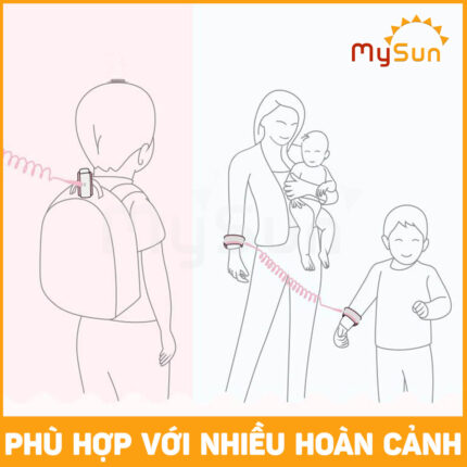 Dây dắt chống lạc cho trẻ em bé