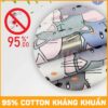 đai địu điệu cho trẻ em bé bằng vải cotton cao cấp