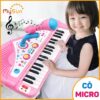 bộ đàn piano organ đồ chơi có phát âm nhạc cụ cho trẻ mầm non em bé thông minh