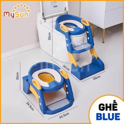 Ghế Toilet 3in1 Blue