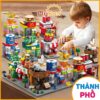 bộ dồ chơi trẻ em xếp hình lego cửa hàng thành phố city