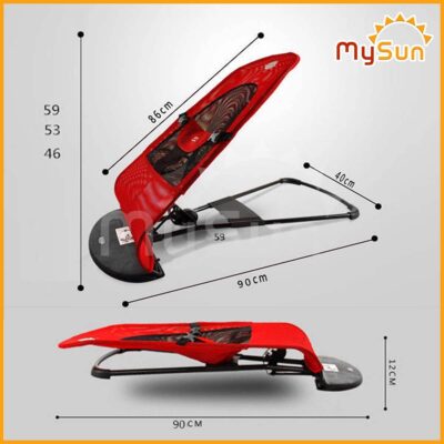 ghế vả lưới thóng khí nhún bập bênh đung đưa ru trẻ sơ sinh nằm ngủ nôi rung giá rẻ cho em bé ngồi chơi