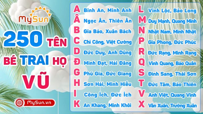 Đặt tên hay cho bé trai họ Chu 3 chữ 4 chữ đẹp ý nghĩa nhất