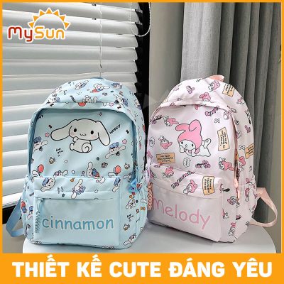 Balo học sinh tiểu học Hello Kitty cho bé gái đi học đáng yêu