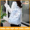 Balo họ sinh tiểu học Hello Kitty cho bé gái đi học khóa kéo chắc chắn