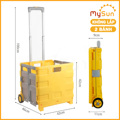 xe đẩy kéo đựng đồ đa năng đi chợ siêu thi du lịch gấp gọn cứng cáp chắc chắn