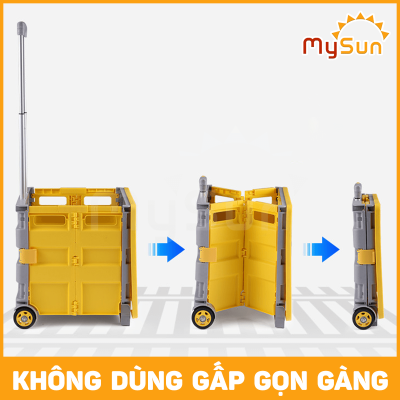xe đẩy kéo đựng đồ đa năng đi chợ siêu thi du lịch gấp gọn thông minh