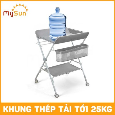 bàn thay tã bỉm cho em bé sơ sinh tới trẻ 3 tuổi tải trọng 25kg