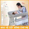 bàn thay tã bỉm điều chỉnh độ cao cho mẹ